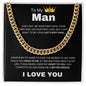 To My Man | Cuban Link Chain