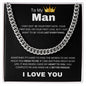 To My Man | Cuban Link Chain