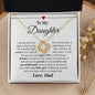 To My Daughter ❤️ | Love Knot Necklace