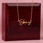 To My Beautiful SoulMate | Signature Name Necklace