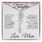 To My Daughter | Birth Month Flower Name Necklace