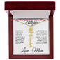 To My Daughter | Birth Month Flower Name Necklace