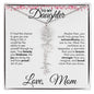 To My Daughter | Birth Month Flower Name Necklace