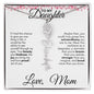 To My Daughter | Birth Month Flower Name Necklace