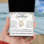 To My Beautiful SoulMate | Forever Love Necklace