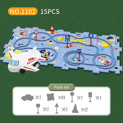 Whizzing Wheels™ Puzzle Track