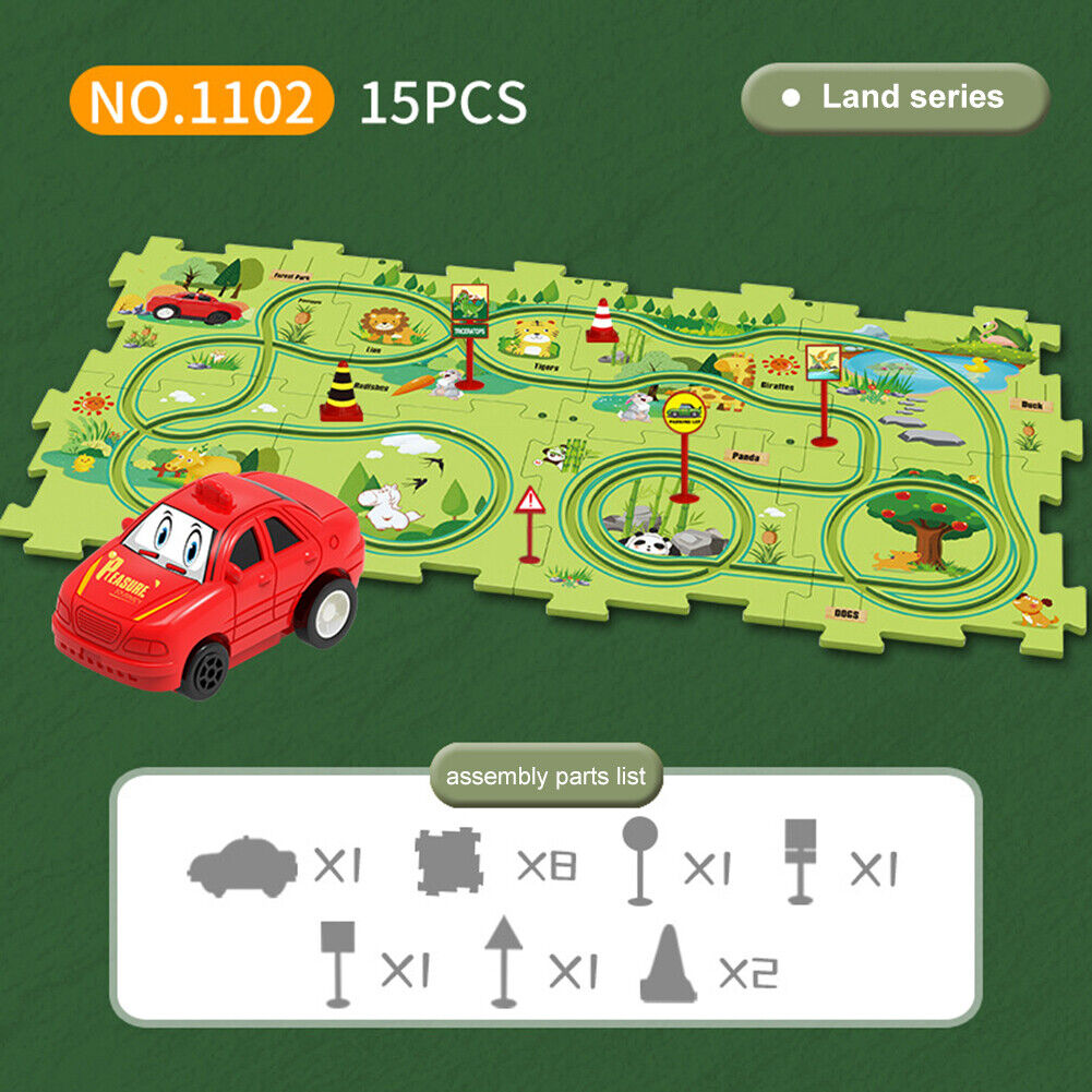 Whizzing Wheels™ Puzzle Track