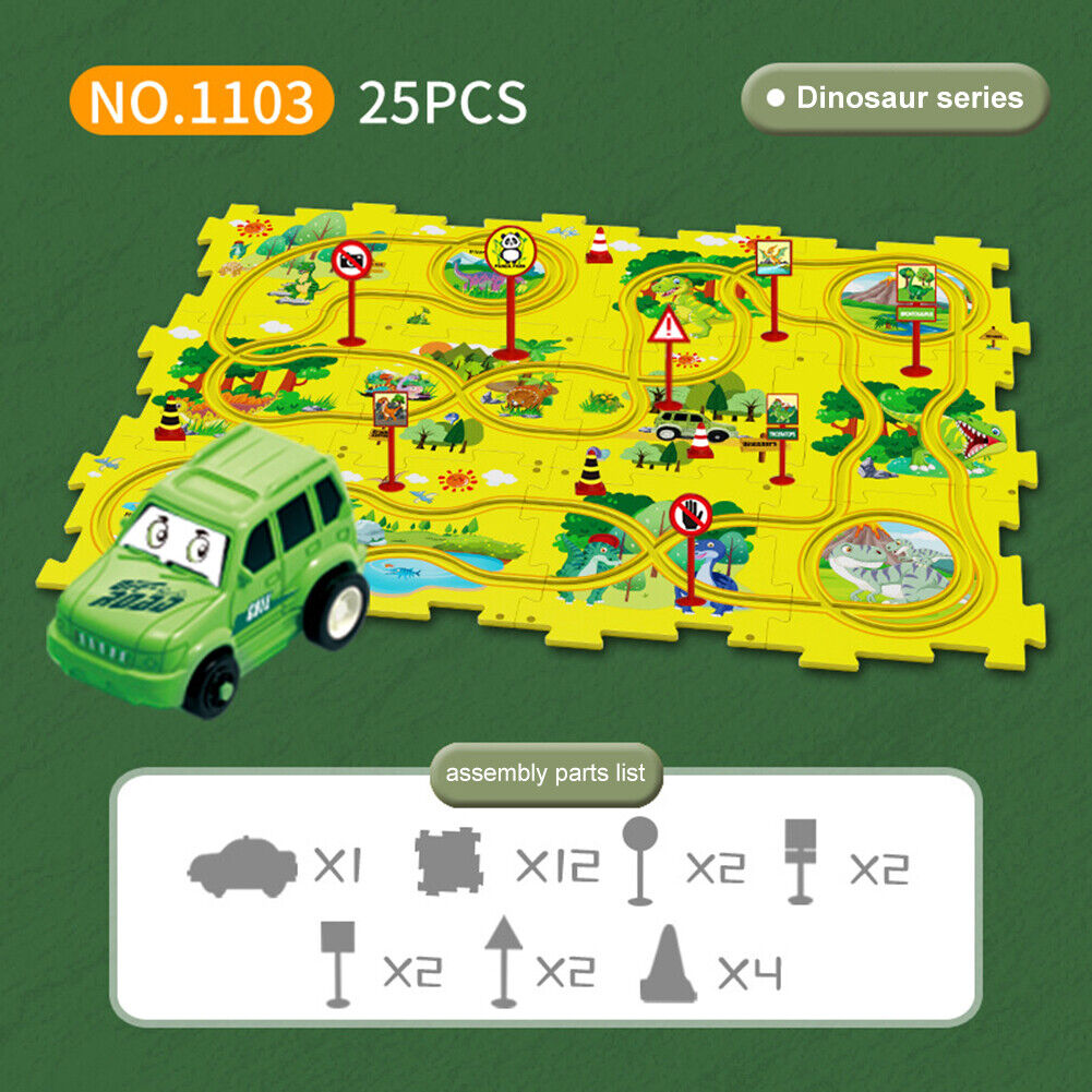 Whizzing Wheels™ Puzzle Track