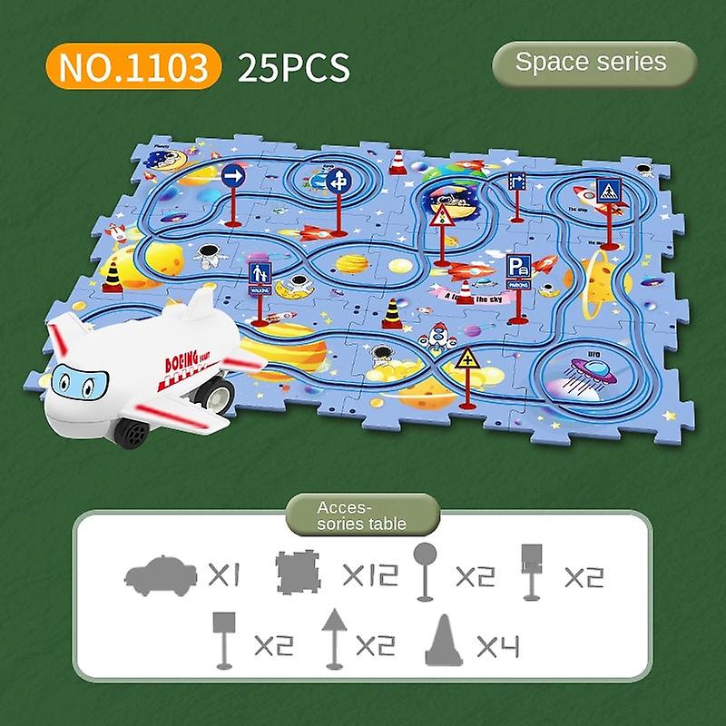 Whizzing Wheels™ Puzzle Track