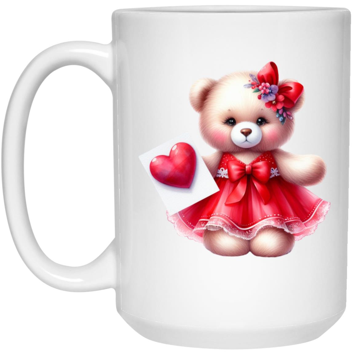 Heart Teddy | 15oz Mug