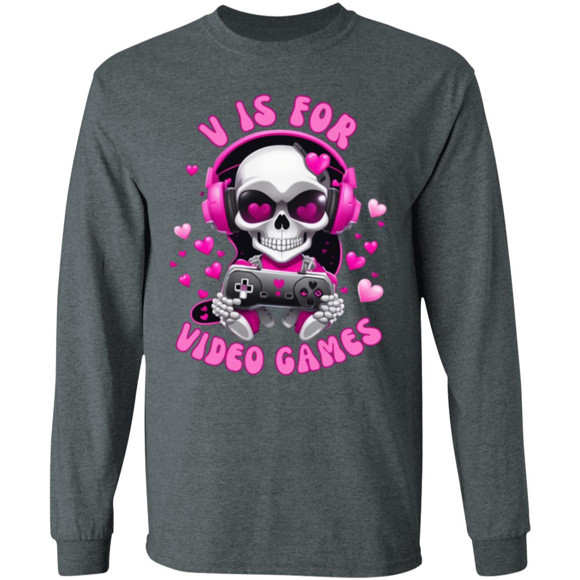 V is for Video Games | Long Sleeve