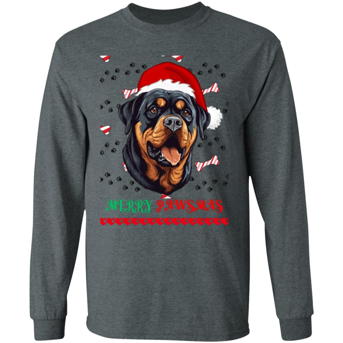 Merry Pawsmas Santa Hat | Long Sleeve