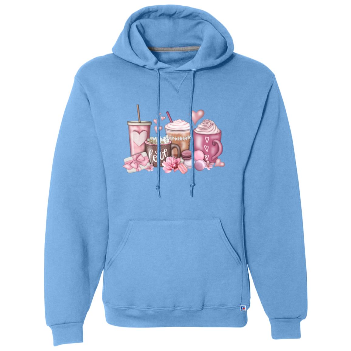 Coffee Hearts | Fleece Pullover Hoodie