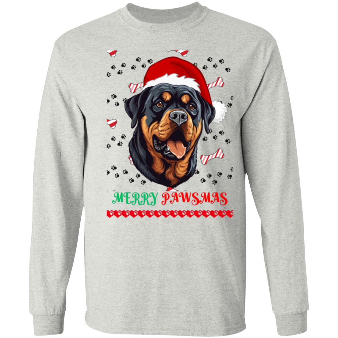 Merry Pawsmas Santa Hat | Long Sleeve