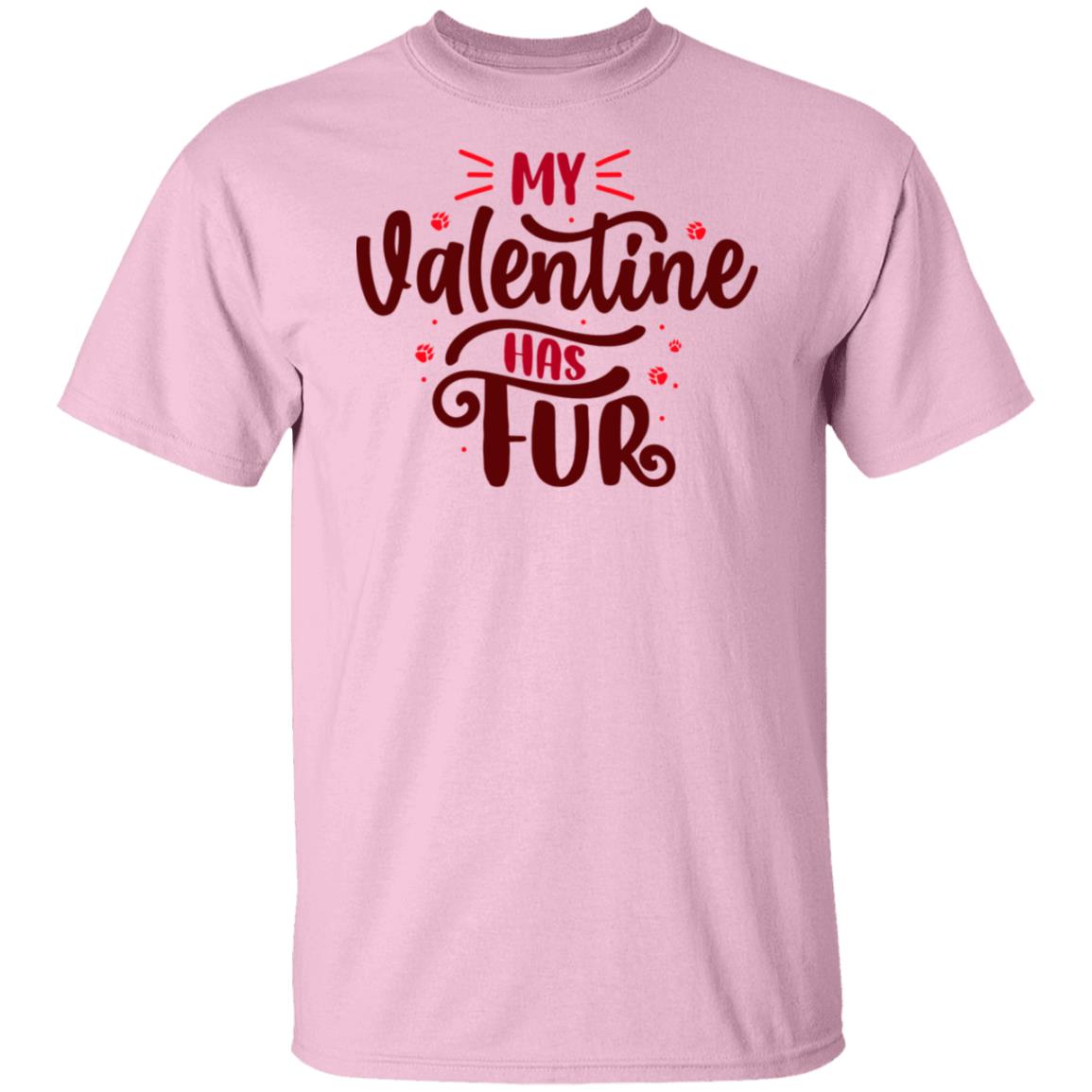 Valentine has Fur | Short Sleeve