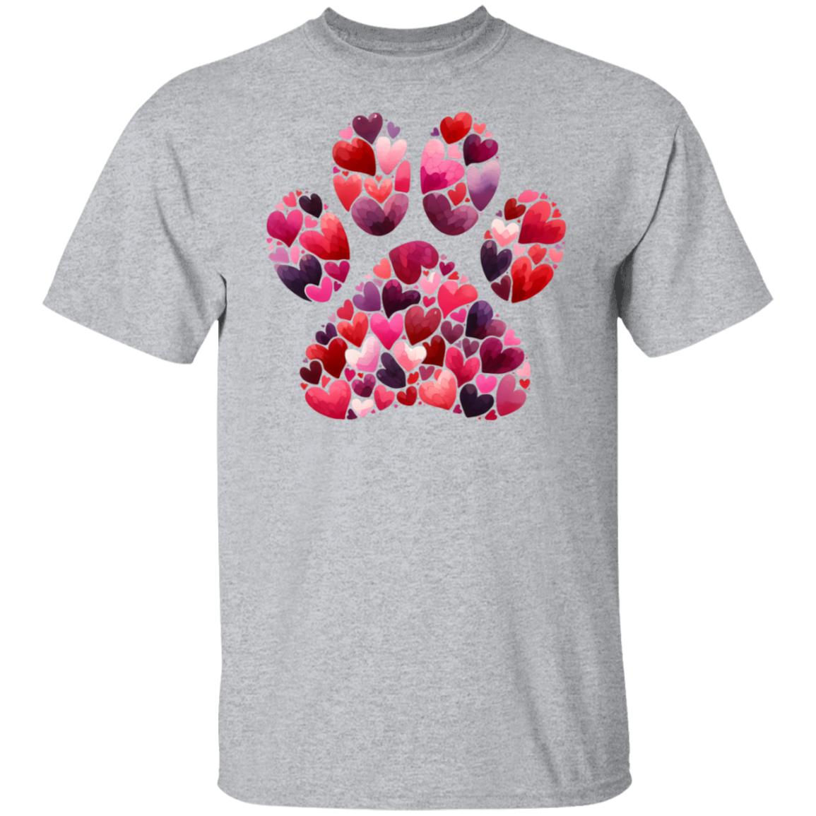 Valentine Pup/Paw Shirts