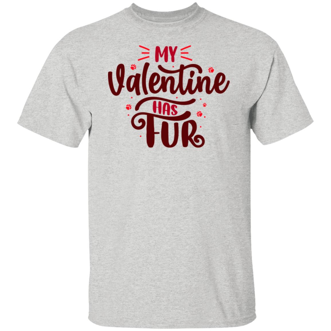 Valentine has Fur | Short Sleeve