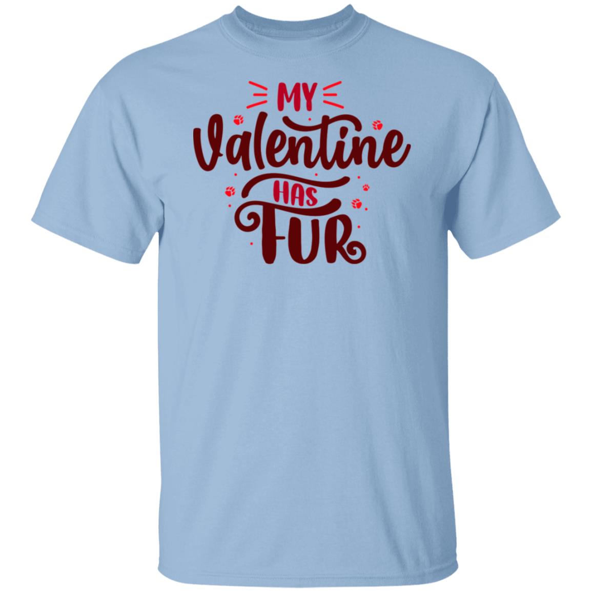 Valentine has Fur | Short Sleeve