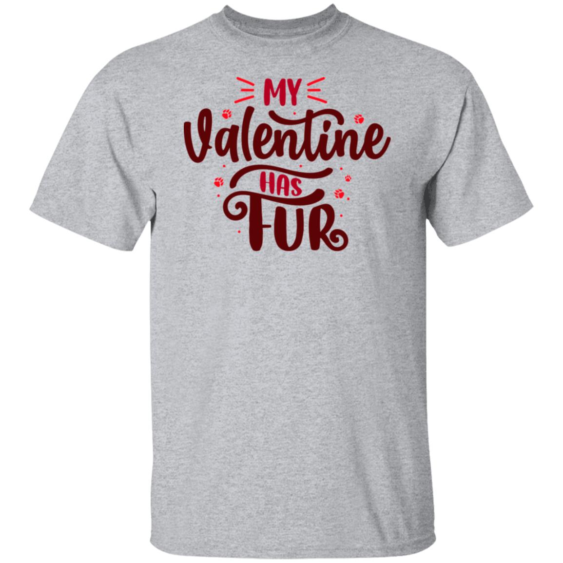 Valentine has Fur | Short Sleeve