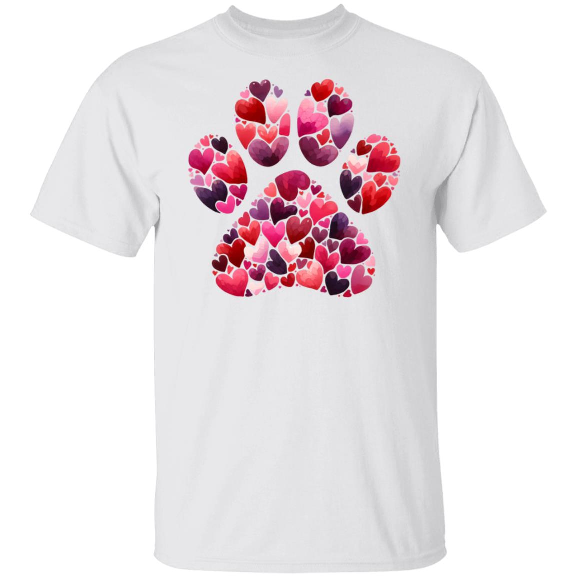 Valentine Pup/Paw Shirts