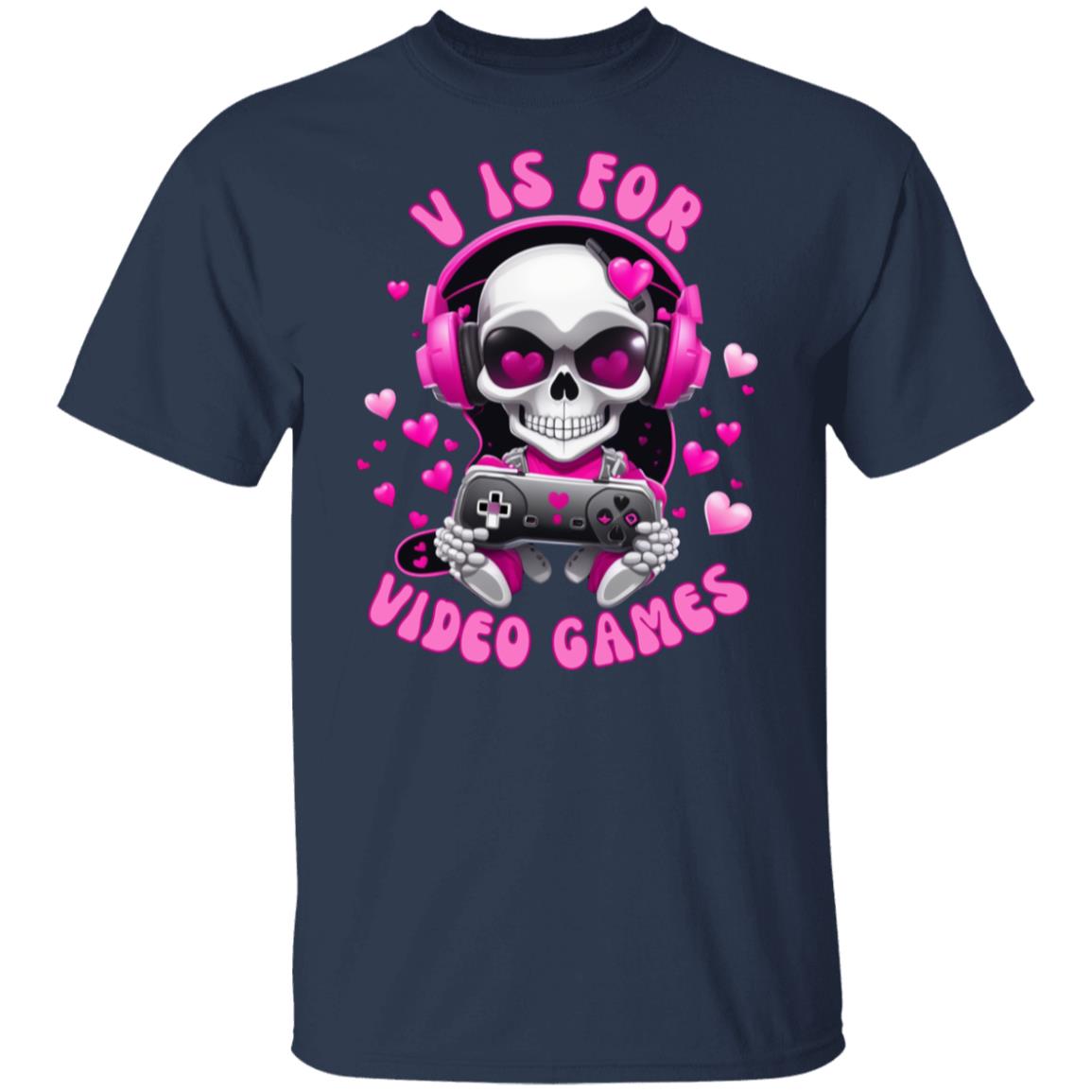 V is for Video Games | Short Sleeve