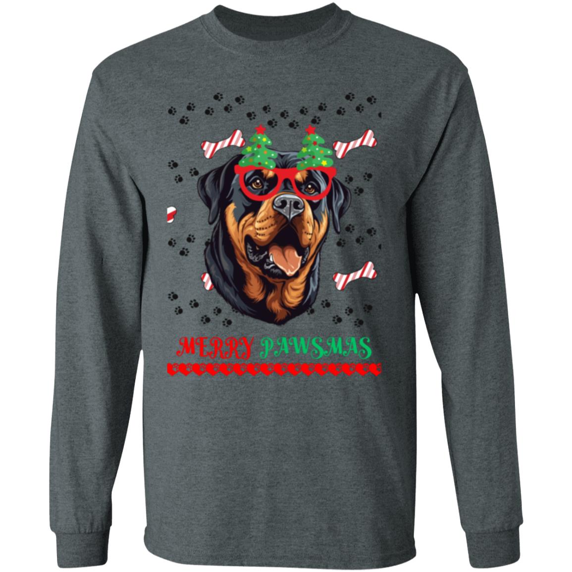 Merry Pawsmas Glasses | Long Sleeve