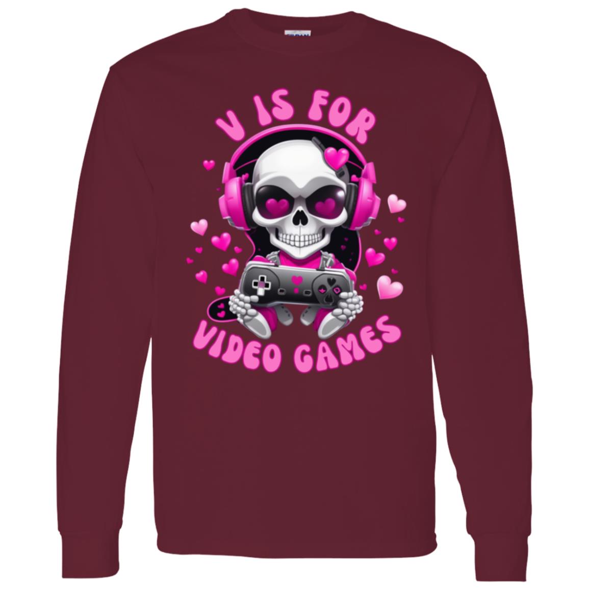 V is for Video Games | Long Sleeve