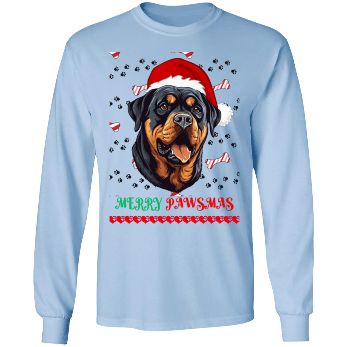 Merry Pawsmas Santa Hat | Long Sleeve