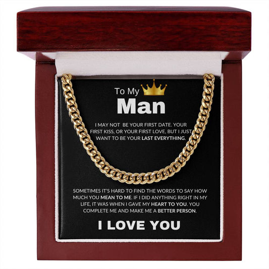 To My Man | Cuban Link Chain