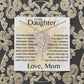 To My Daughter SF | Birth Month Flower Name Necklace (2.7.24)