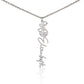 To My Daughter SF | Birth Month Flower Name Necklace (2.7.24)