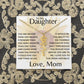 To My Daughter SF | Birth Month Flower Name Necklace (2.7.24)