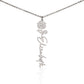 To My Daughter SF | Birth Month Flower Name Necklace (2.7.24)