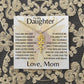 To My Daughter SF | Birth Month Flower Name Necklace (2.7.24)