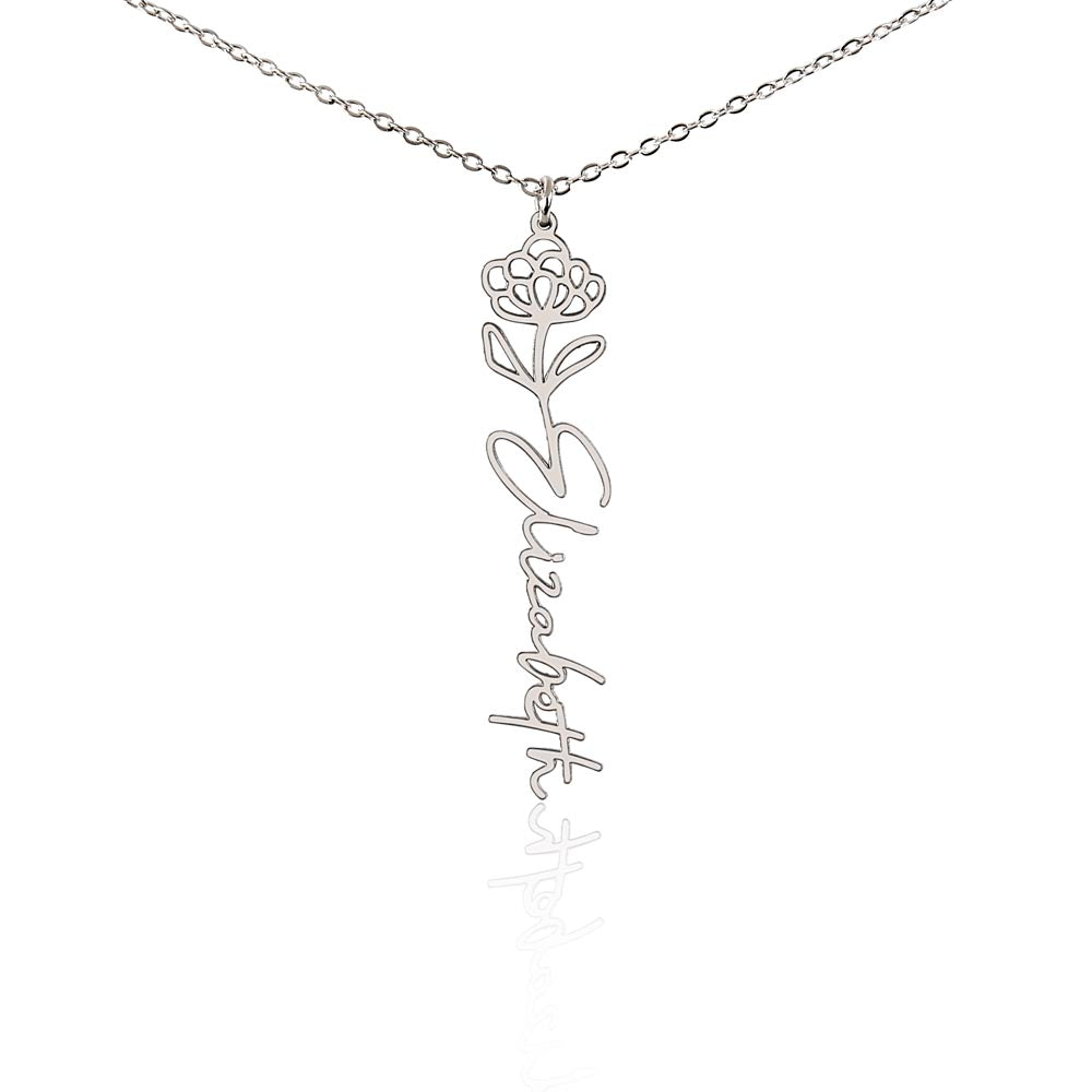 To My Daughter SF | Birth Month Flower Name Necklace (2.7.24)