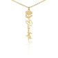To My Daughter SF | Birth Month Flower Name Necklace (2.7.24)